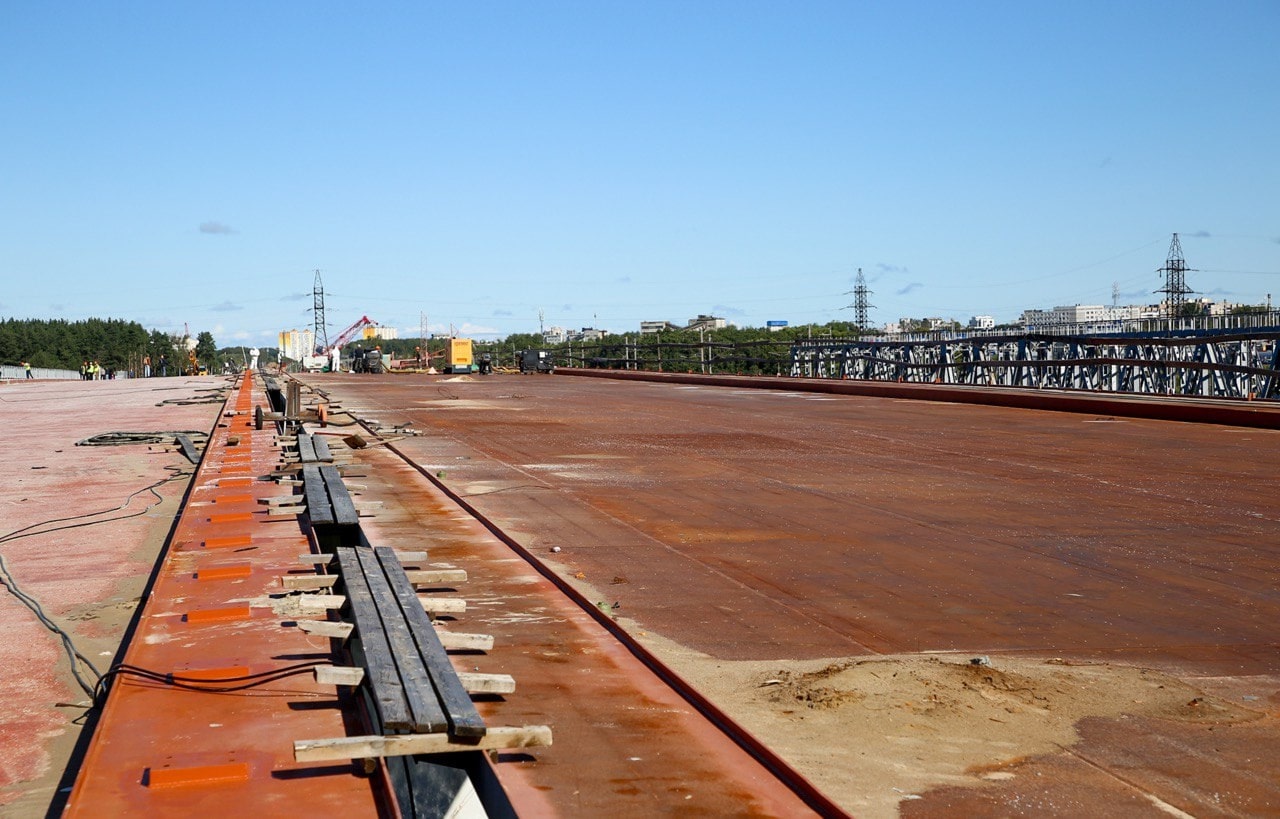 Губернатор Игорь Руденя: строительство Западного моста ведётся в плановом режиме