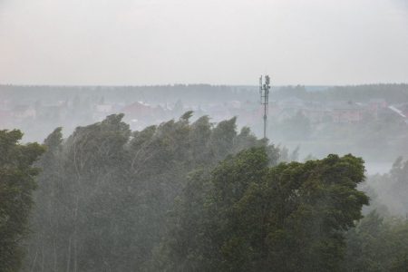 Штормовое предупреждение: гроза и ливень надвигаются на Тверскую область гроза