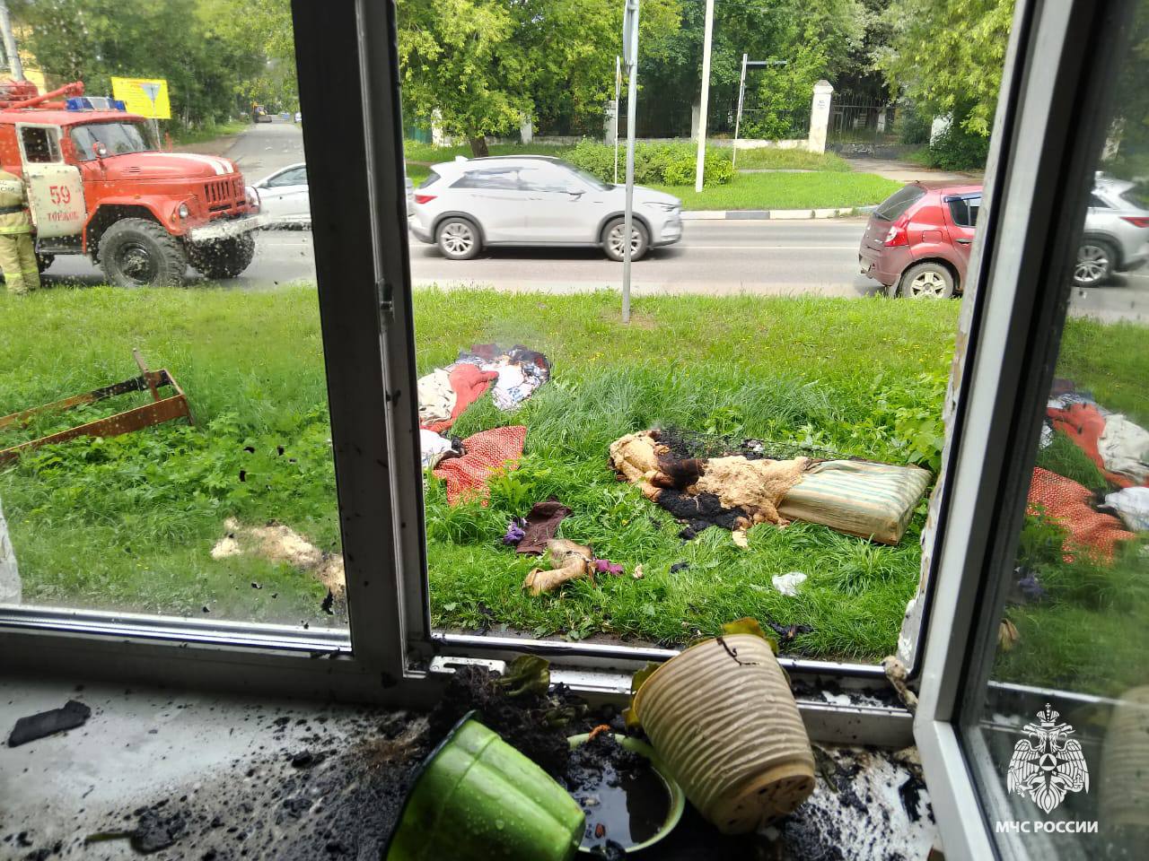 эвакуировали