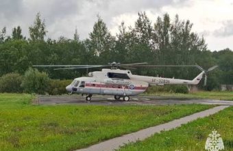 В Тверской области вертолет санавиации экстренно доставил пациента в больницу