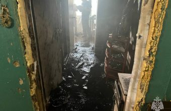 В Тверской области потушили загоревшуюся квартиру потушили