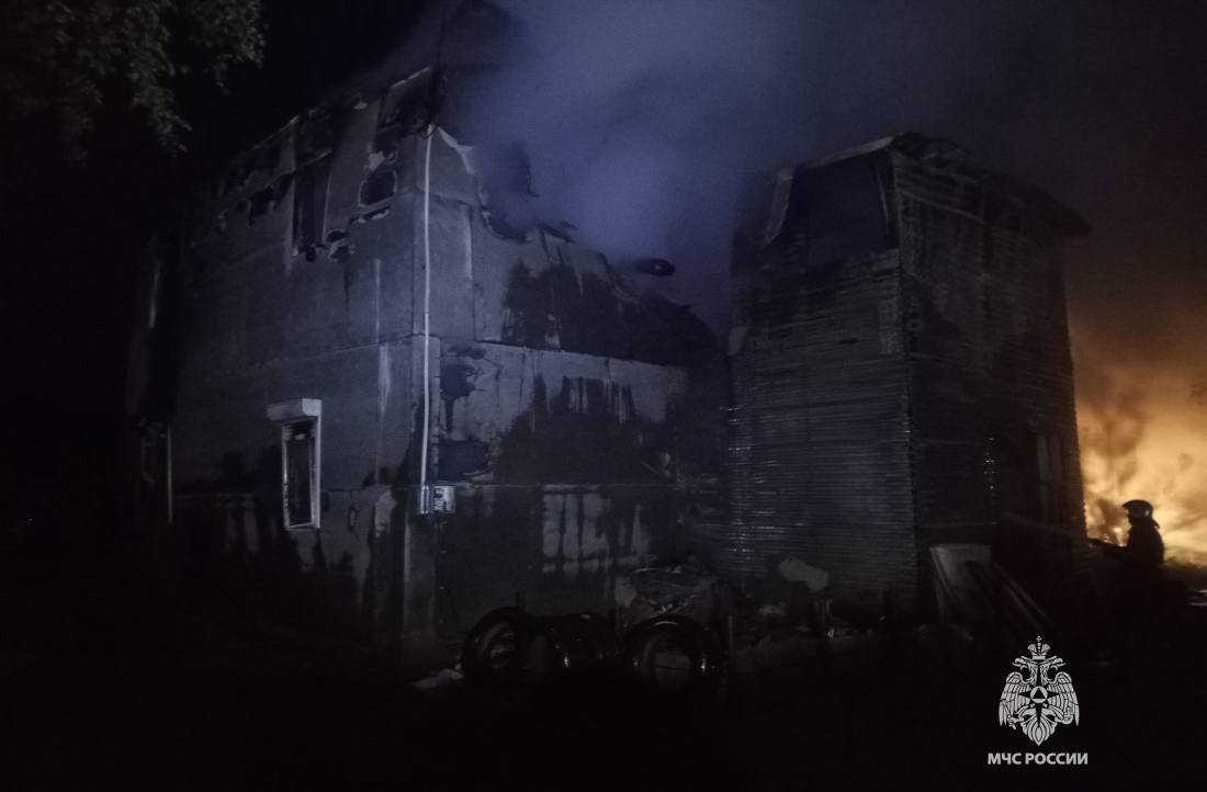 В Тверской области сгорел жилой дом