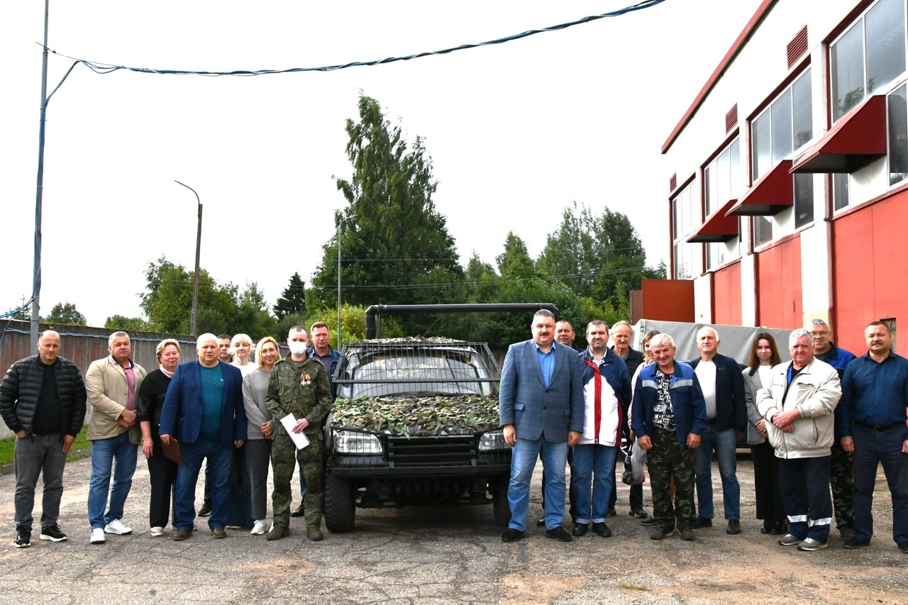 Андреаполь передал в зону СВО модернизированный автомобиль