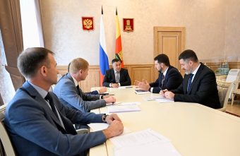 Игорь Руденя провел встречу с Юрием Плясуновым