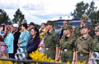 В Тверской области перезахоронили останки бойцов, павших в годы Великой Отечественной войны