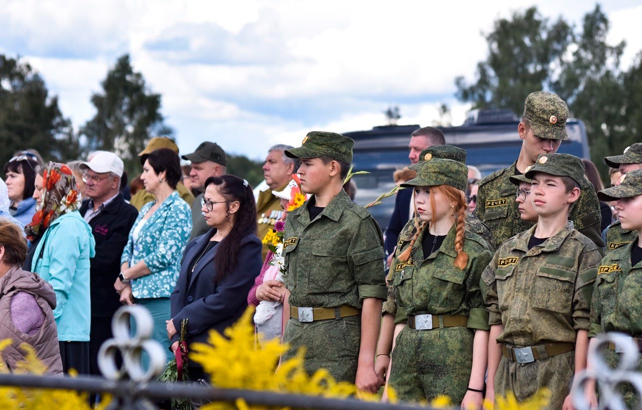 В Тверской области перезахоронили останки бойцов, павших в годы Великой Отечественной войны