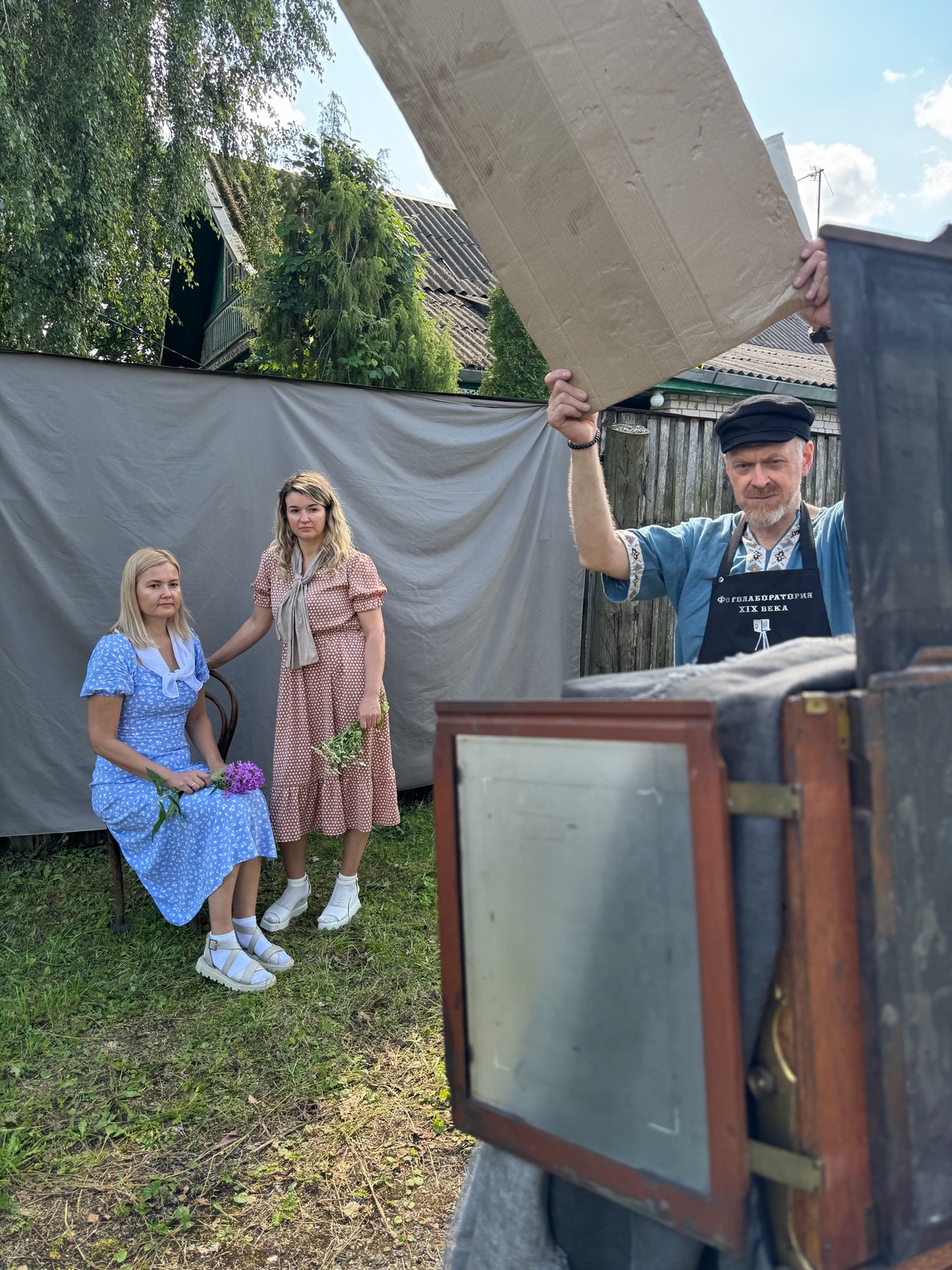 Под Тверью прошли уникальные съёмки потомков сельского фотографа