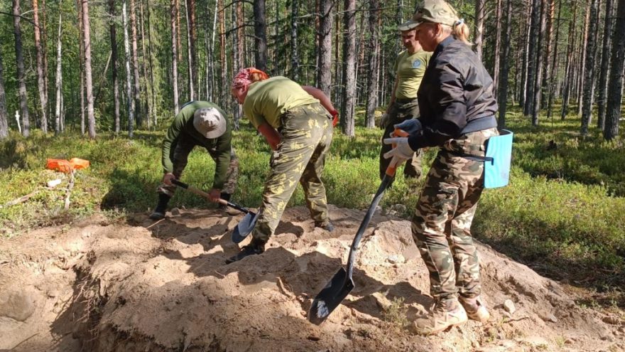 Отряд "Наследие" из Тверской области внес вклад в увековечивание памяти павших на фронте отряд