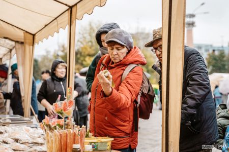 Фермеры из регионов России представили свою продукцию на «Ярмарке продовольствия» в Твери Фермеры из регионов России представили свою продукцию на «Ярмарке продовольствия» в Твери