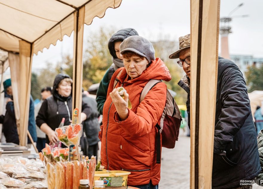 Фермеры из регионов России представили свою продукцию на «Ярмарке продовольствия» в Твери