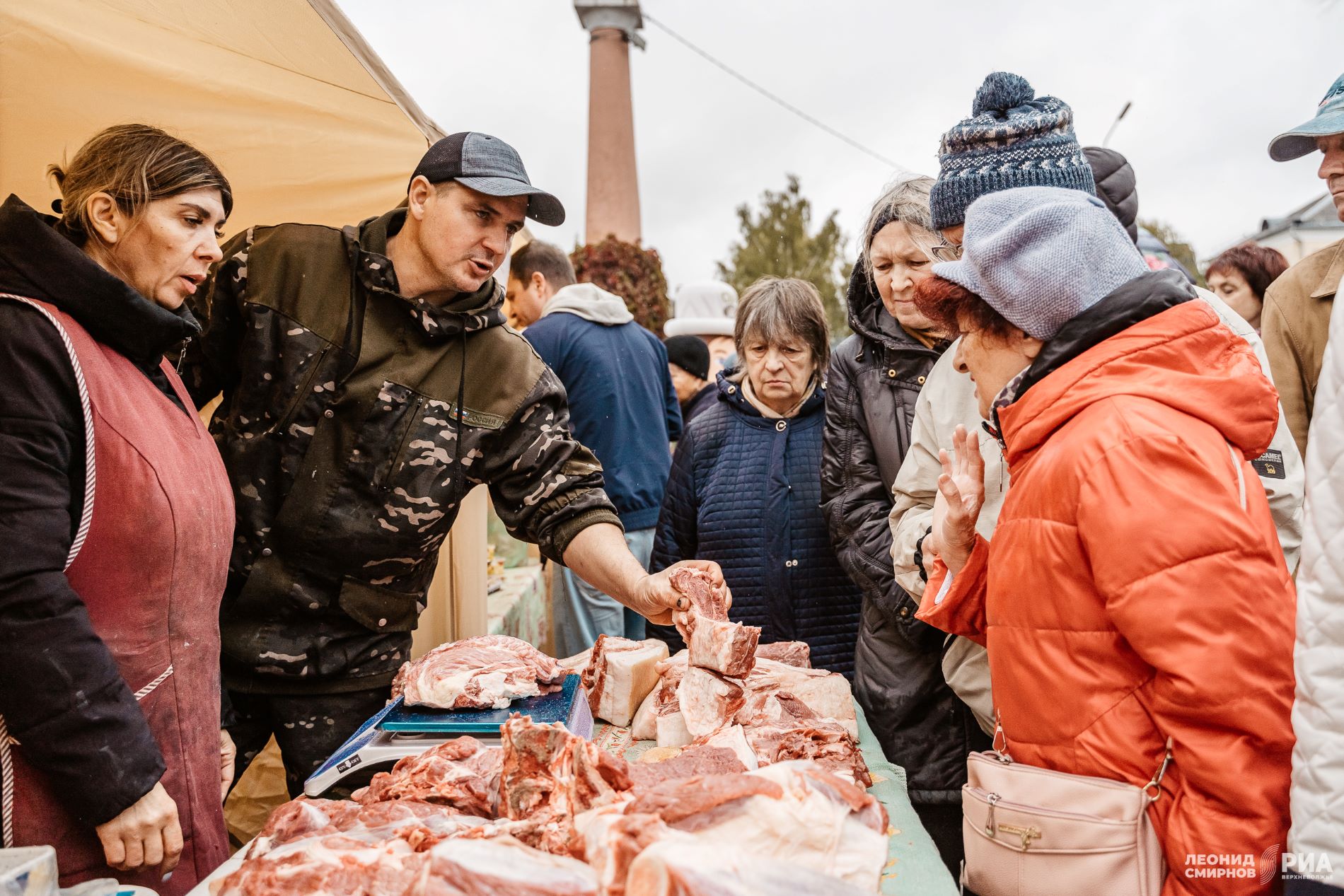 Фермеры из регионов России представили свою продукцию на «Ярмарке продовольствия» в Твери