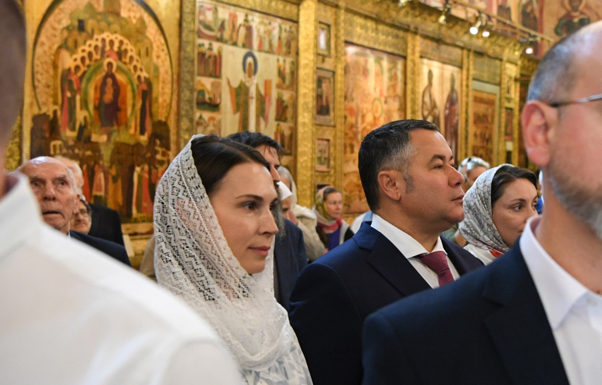 Губернатор Игорь Руденя посетил литургию в Успенском соборе Кремля, где патриарх Московский и Всея Руси Кирилл возвёл в сан епископа Ржевского и Торопецкого Силуана