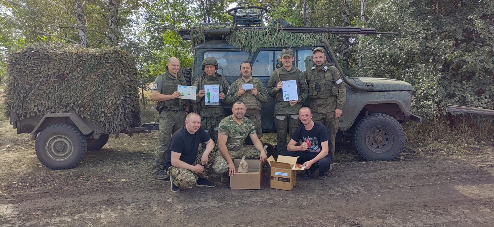 Волонтеры Тверской области развозят помощь бойцам СВО по опасным дорогам