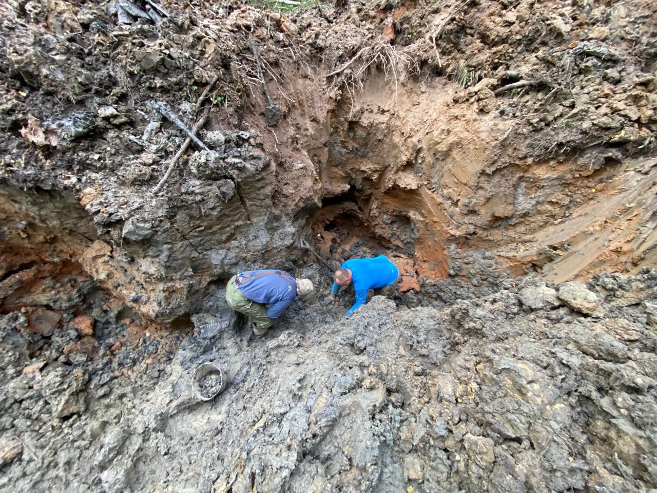 В Тверской области нашли бомбардировщик, горевший в воздухе