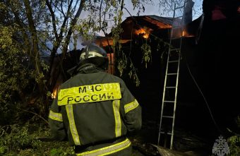 МЧС рассказало подробности о пожаре в заброшенном доме в Твери МЧС рассказало подробности о пожаре в заброшенном доме в Твери