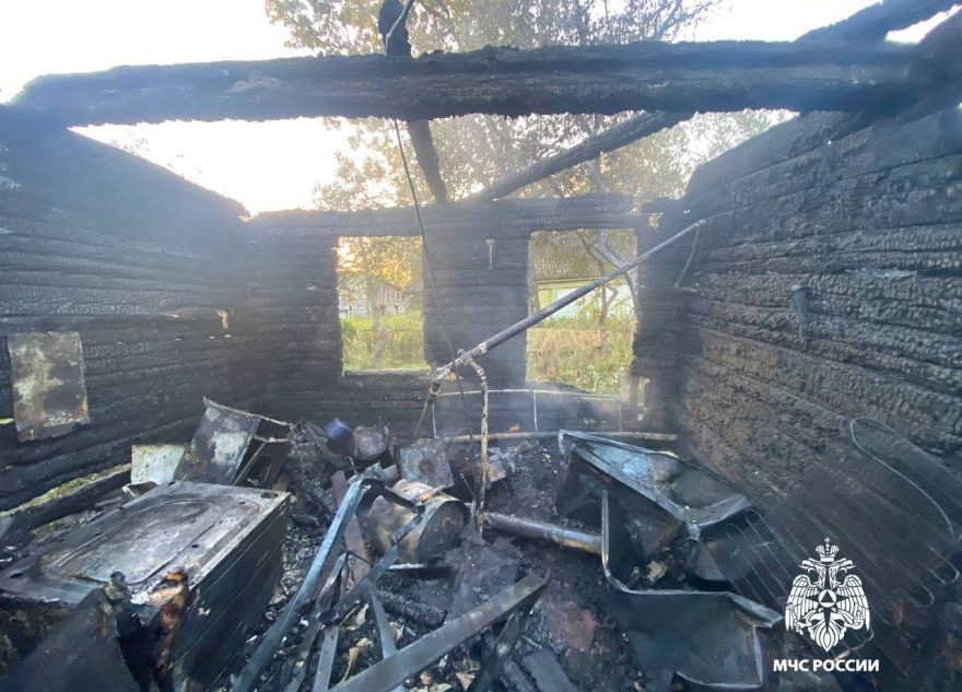Во время тушения пожара в Тверской области обнаружили труп пожара