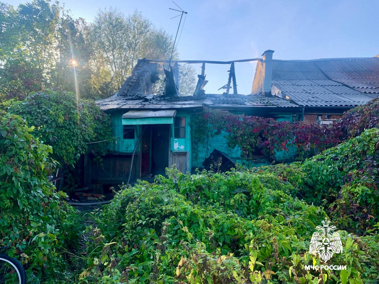 Во время тушения пожара в Тверской области обнаружили труп