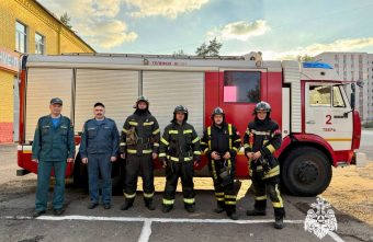 На пожаре в Твери спасли женщину спасли