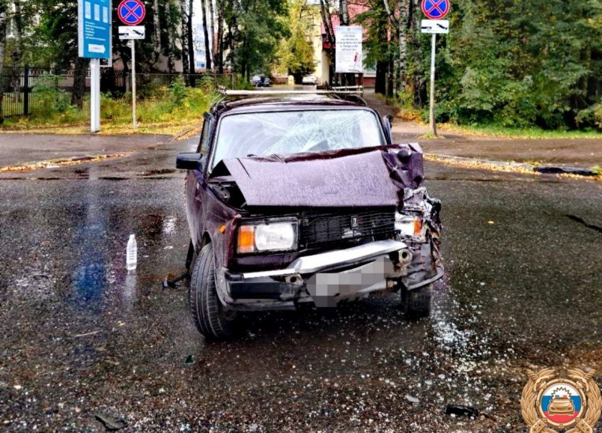 столкновении