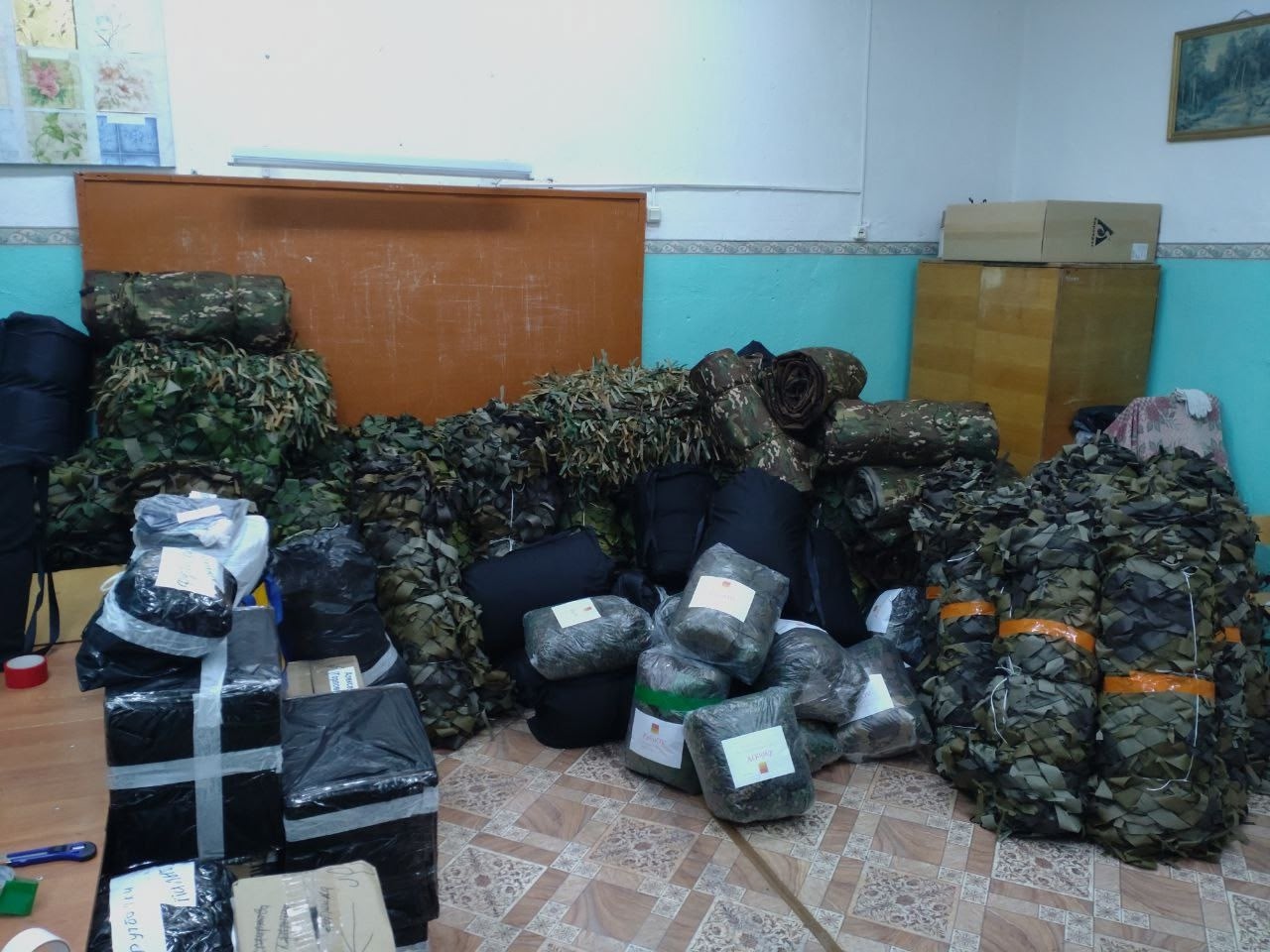 Из Оленино отправилась новая партия гумпомощи