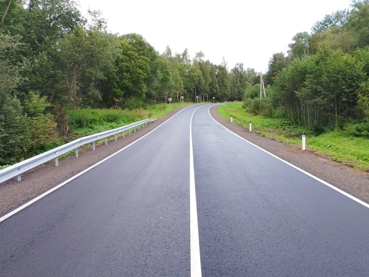Участок дороги в Тверской области отремонтировали на месяц раньше срока Участок дороги в Тверской области отремонтировали на месяц раньше срока