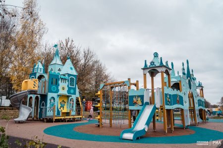 В Твери появилась замечательная детская площадка площадка