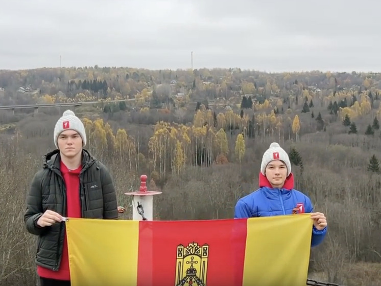 В Оленино отметили День герба и флага Тверской области