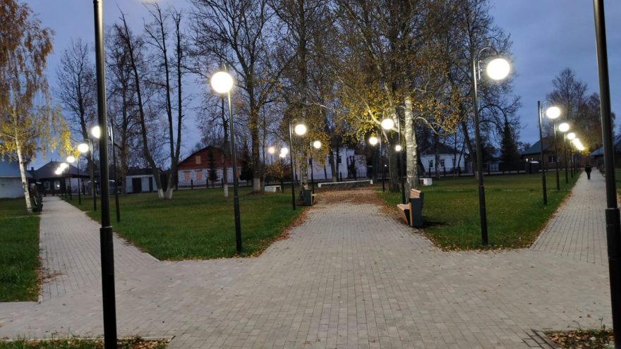 В Тверской области завершили второй этап ремонта в парке парке
