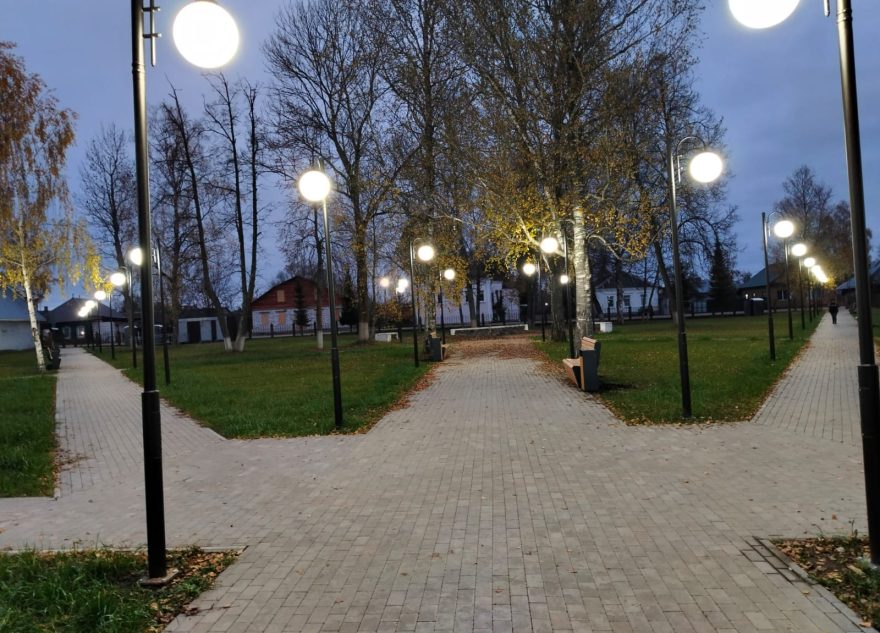 В Тверской области завершили второй этап ремонта в парке парке