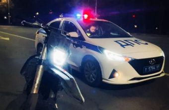 По Твери катался пьяный мотоциклист без прав мотоциклист