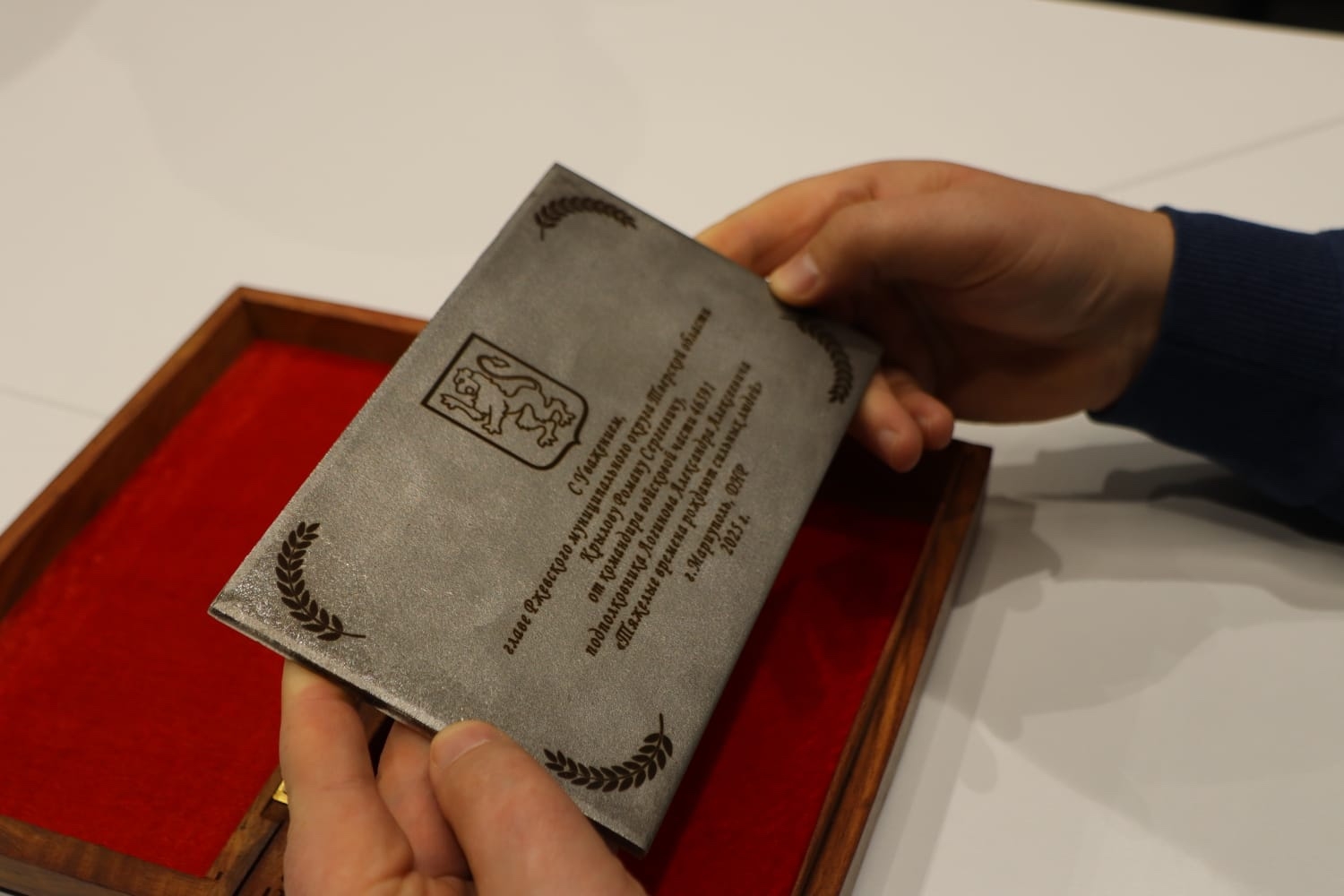 На родину в Тверскую область приехал герой СВО