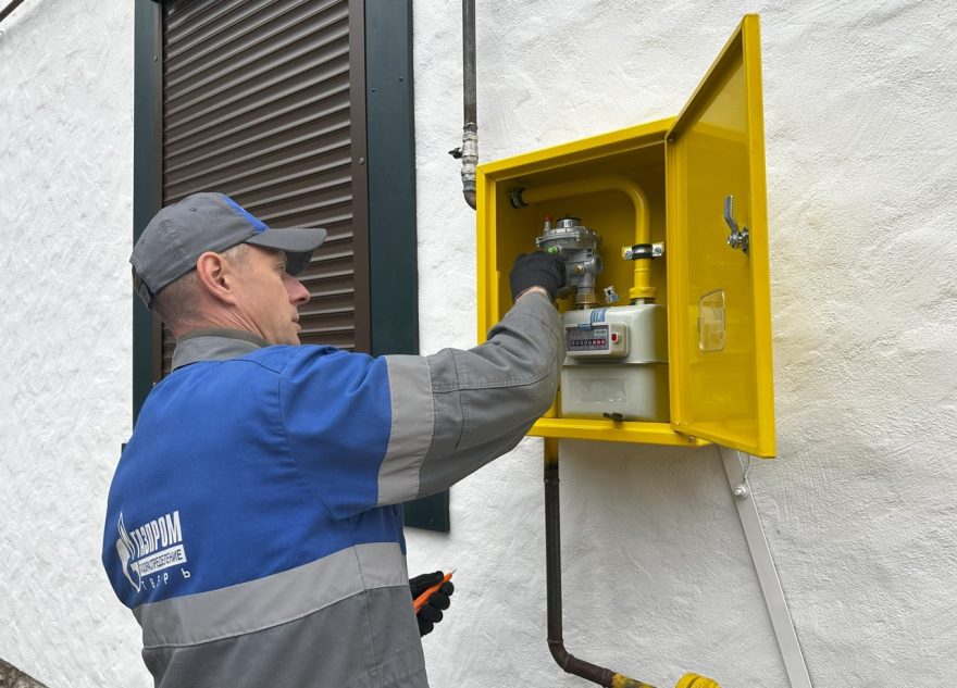 В деревню под Тверью пришёл природный газ