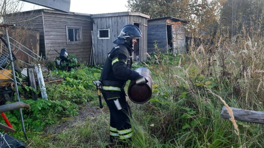 хозпостройке