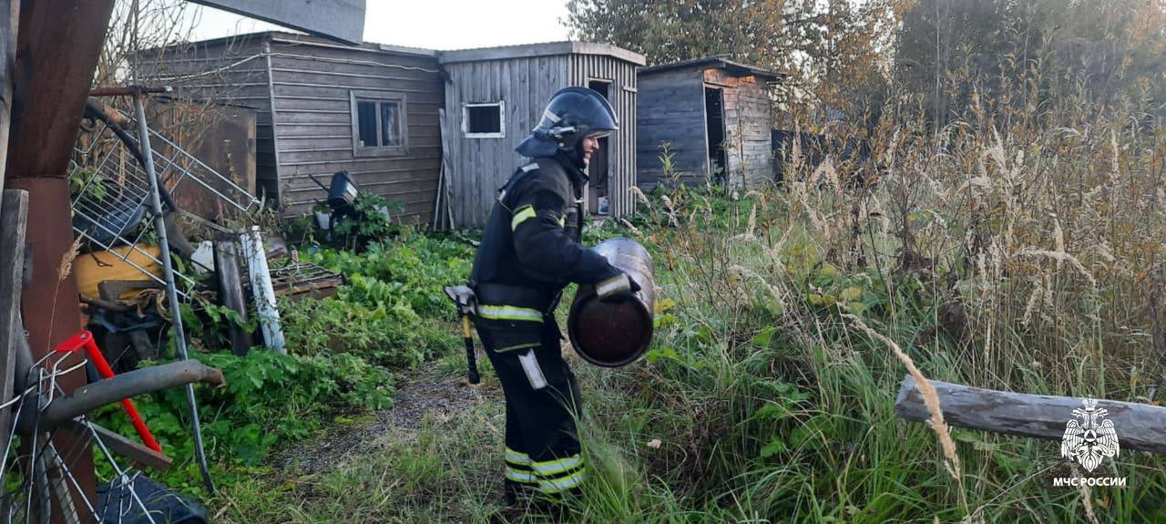 хозпостройке