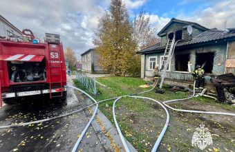Огонь уничтожил комнату дома в Тверской области уничтожил