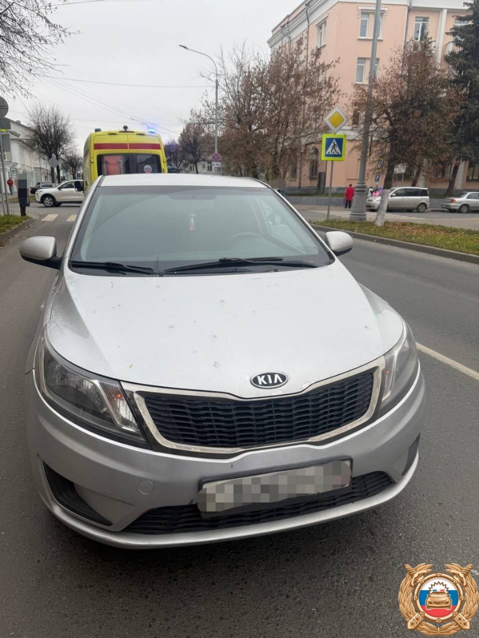 Водитель Kia сбил 7-летнюю девочку на зебре в Твери