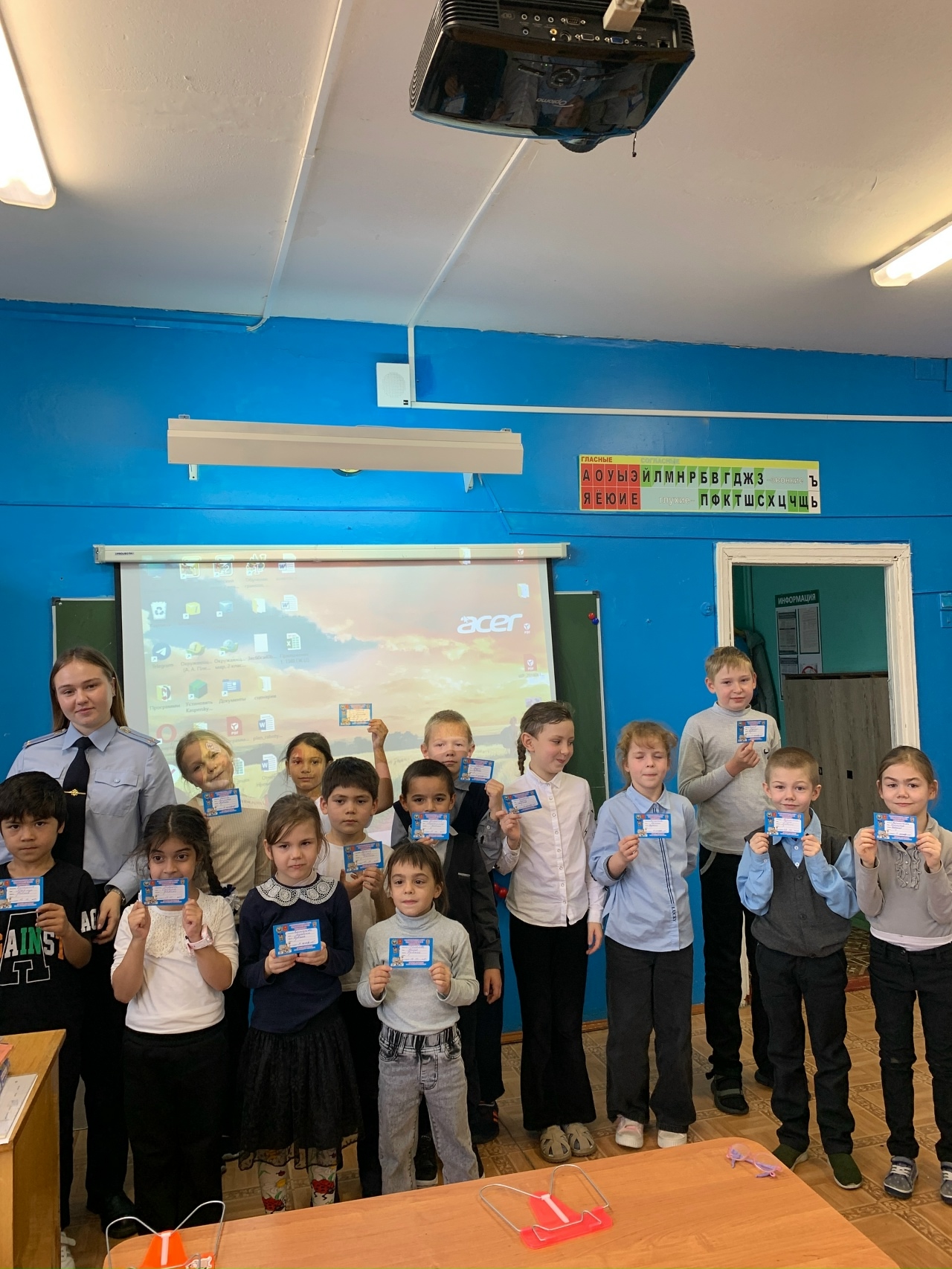 Лихославльским детям напомнили о правилах дорожного движения