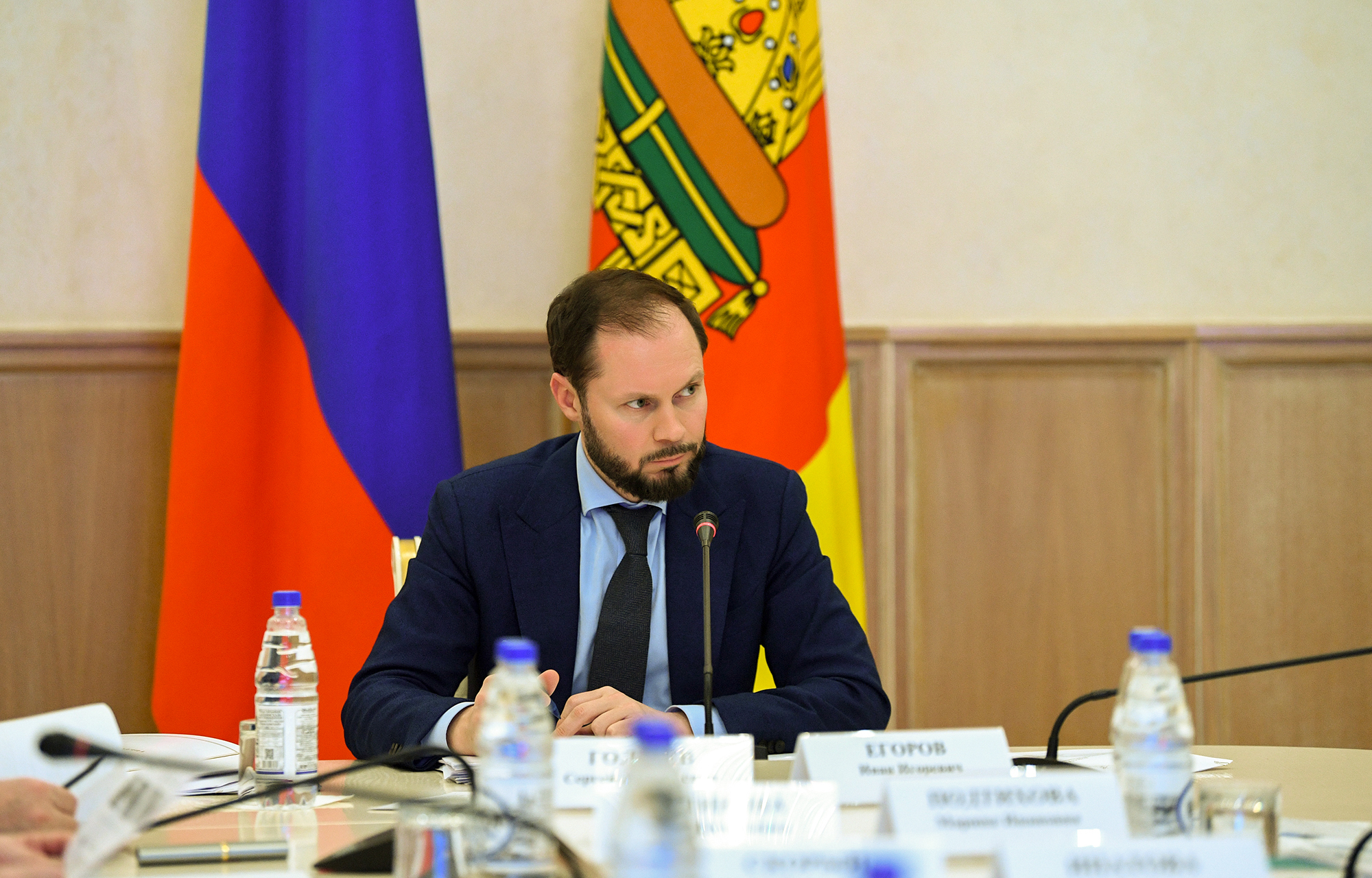 Исполняющий обязанности губернатора Тверской области Виталий Королев провел заседание региональной Бюджетной комиссии