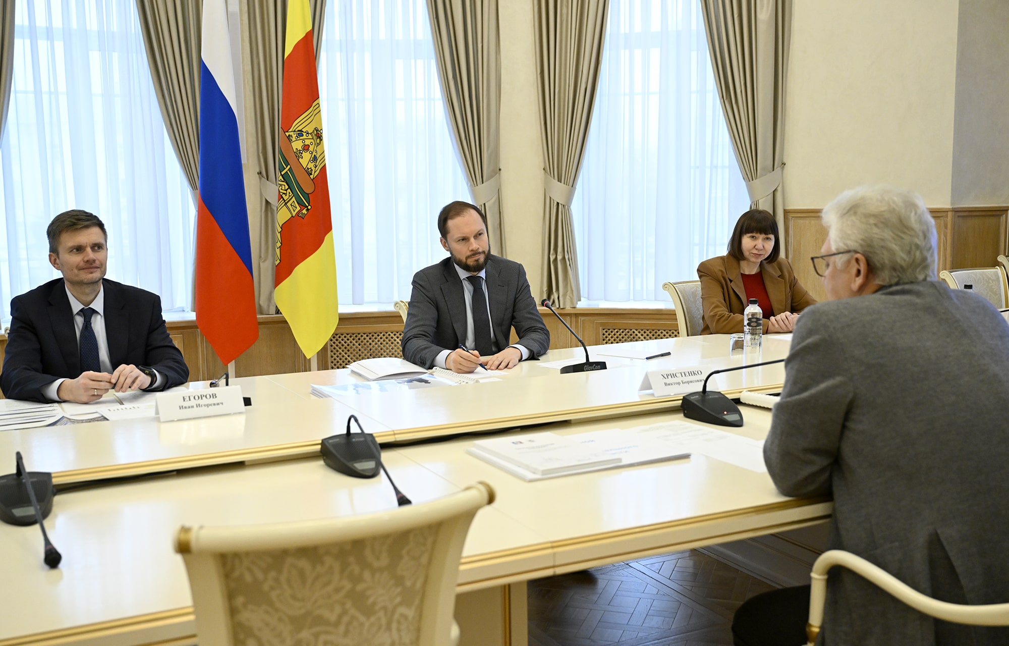 Виталий Королев и Виктор Христенко обсудили «Старицкий посад» и мастер-план Старицы