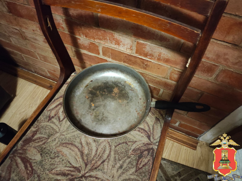 сковородой