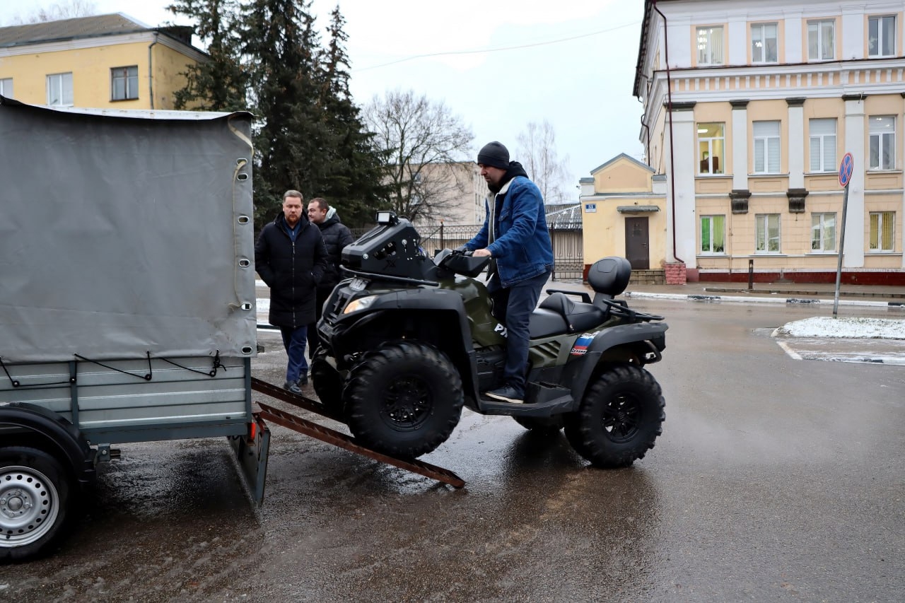 Из Тверской области в зону СВО передали боевой квадроцикл