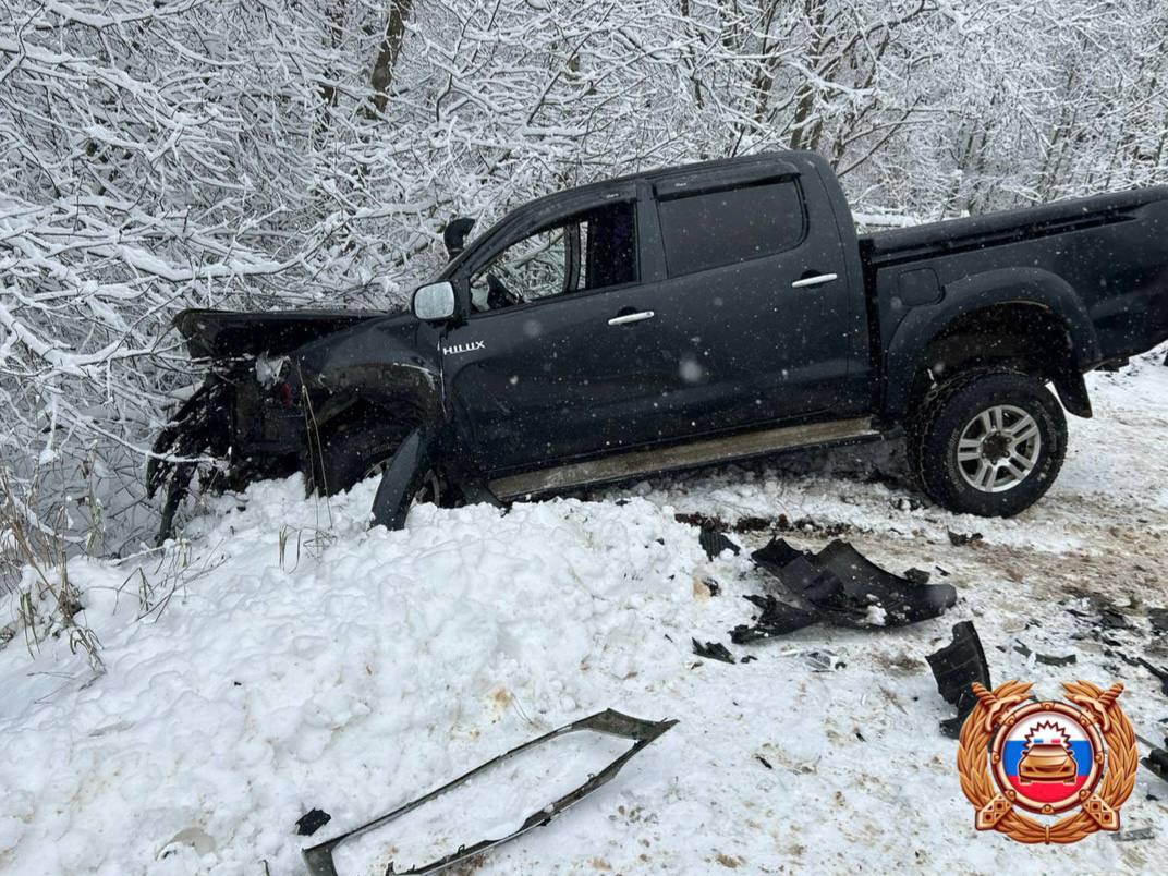 В Тверской области пикап столкнулся с леговушкой