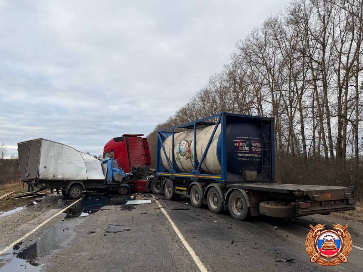 Водитель "Газели" скончался на месте ДТП под Тверью