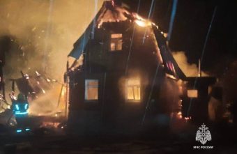 В Тверской области сгорел дотла жилой дом сгорел