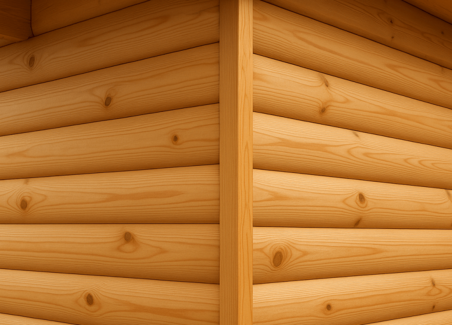 Имитация бруса: современная отделка с видом сруба