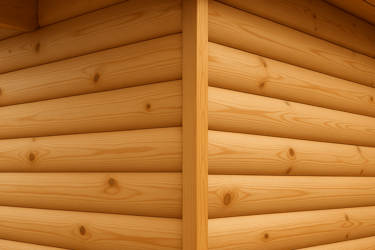 Имитация бруса: современная отделка с видом сруба