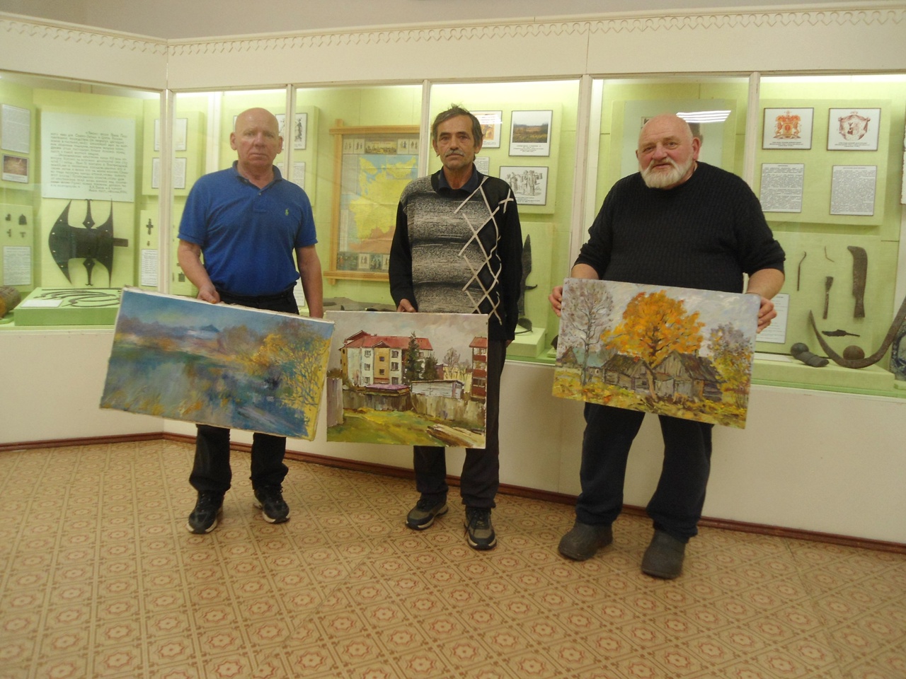 В Андреаполе живописцы в Международный день художника собрались на пленэр