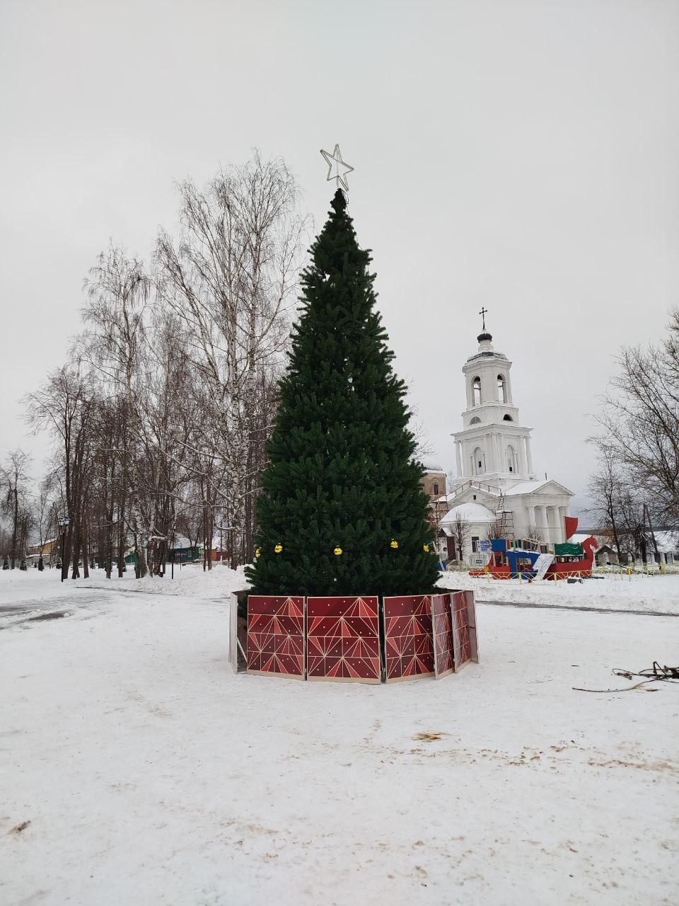 На улицы Тверской области пришло новогоднее чудо