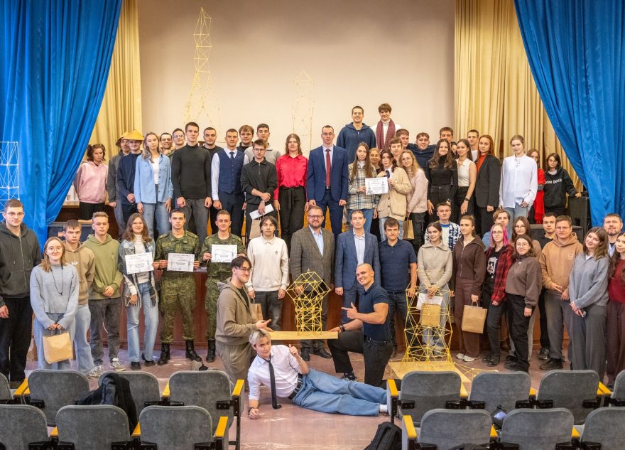 Итоги студенческого конкурса «Макаронный строитель-2025» подвели в Тверском Политехе