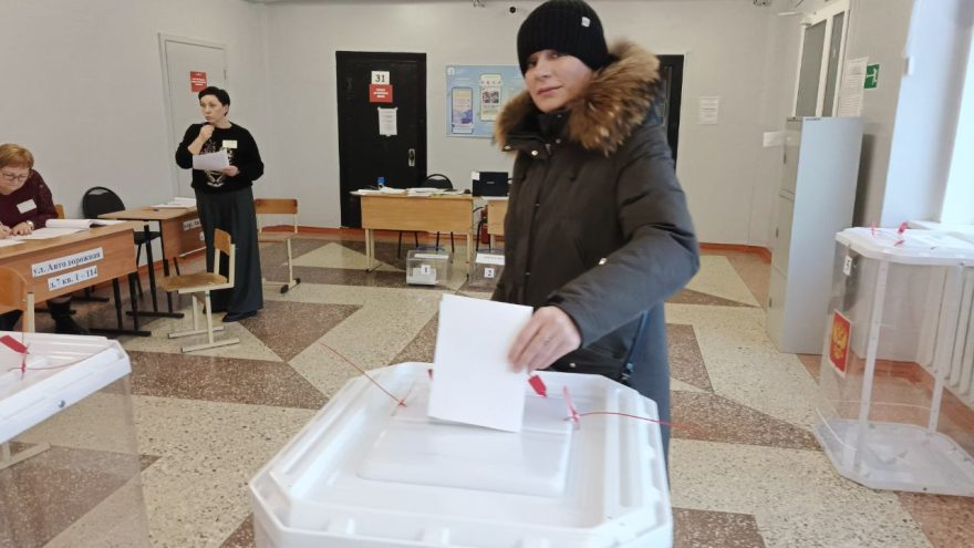 Родственники участников СВО пришли на выборы в Удомельском округе